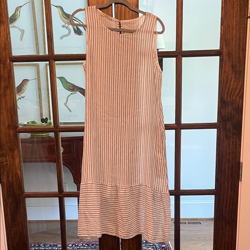 Chic Striped Midi Dress